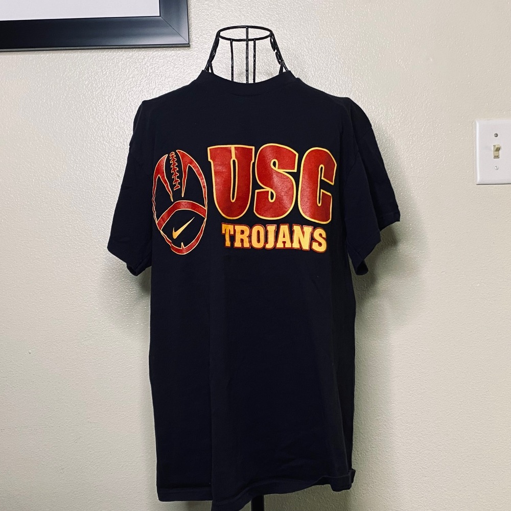USC Trojans Football Nike T-Shirt‎ Mens Size L University of Southern California